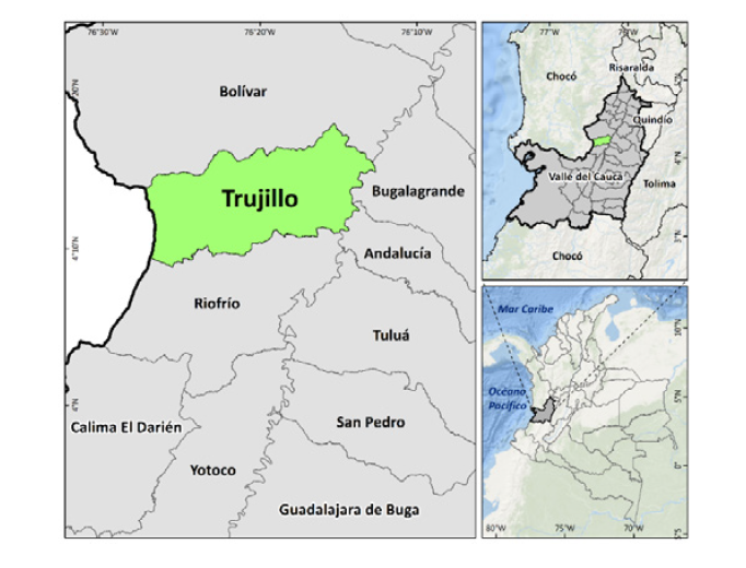 Figura 1.Municipio de Trujillo, Valle del Cauca (Colombia)
