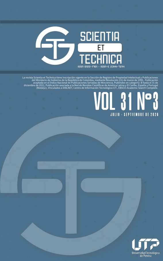 					View Vol. 31 No. 03 (2026): Julio-Septiembre 2026
				